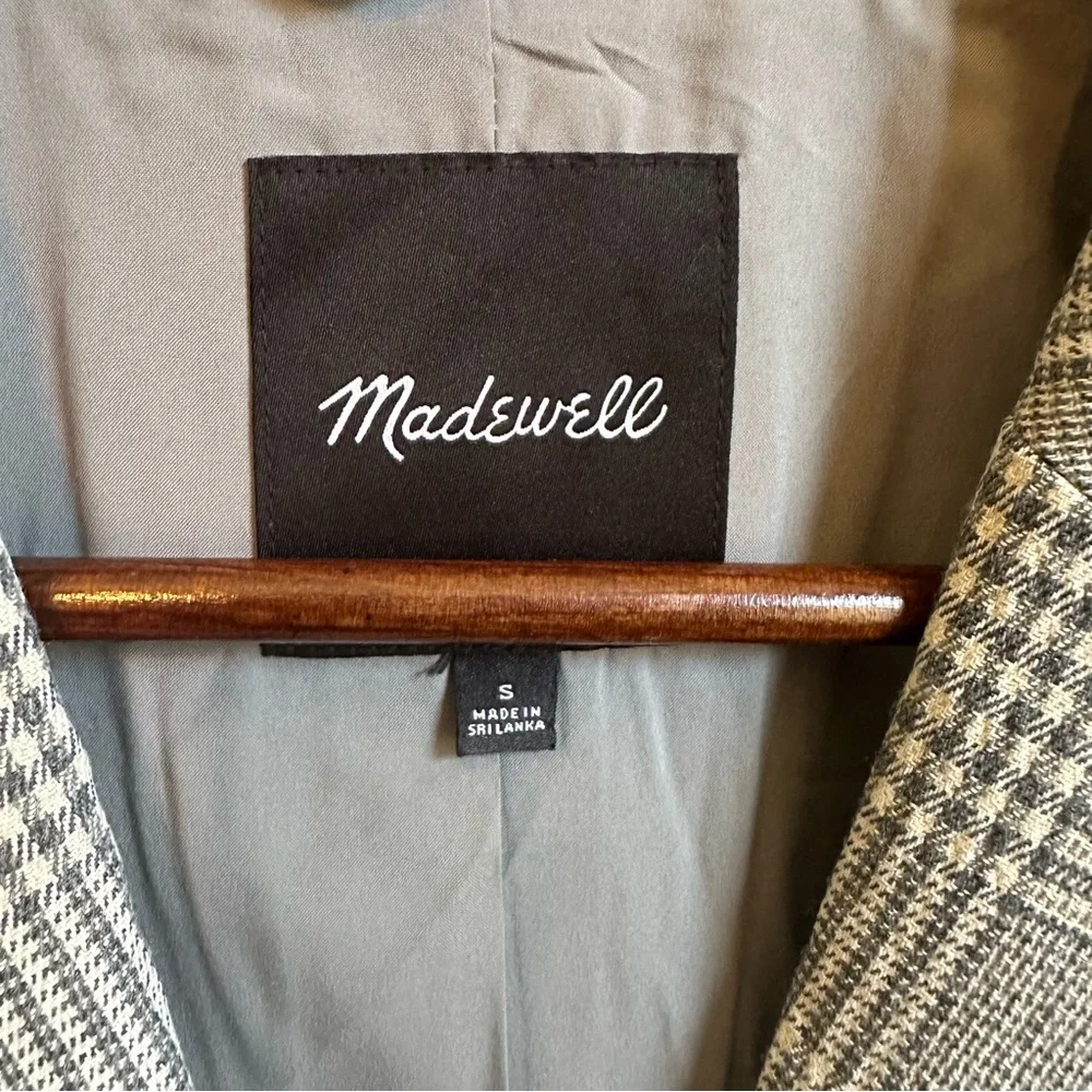 Madewell Women’s The Dorset Blazer in Galloway Plaid - Picture 3 of 4